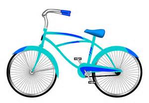 Classic blue bicycle
