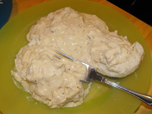 Creamed Chicken dinner 495