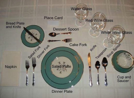 Place setting 450