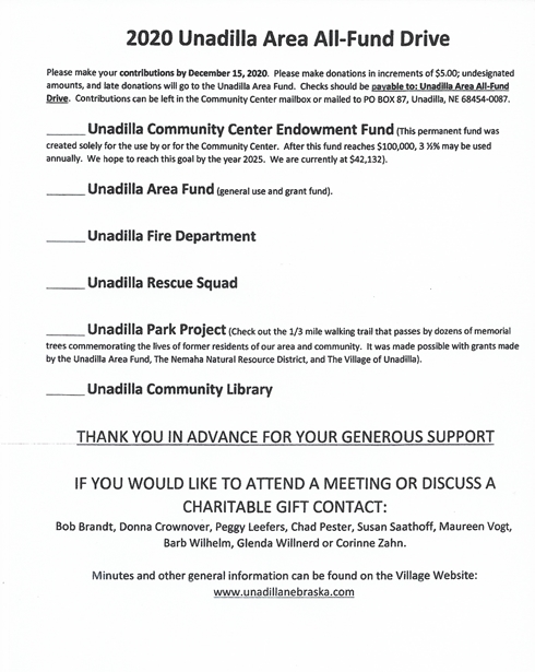 All Fund Drive 2020 490