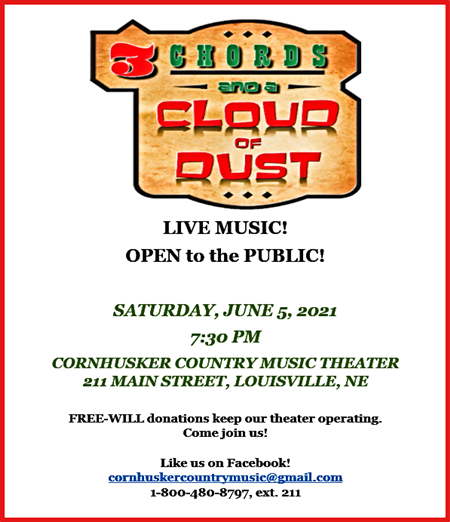 2021 06 02 FLYER 3 Chords and a Cloud of Dust 1 450