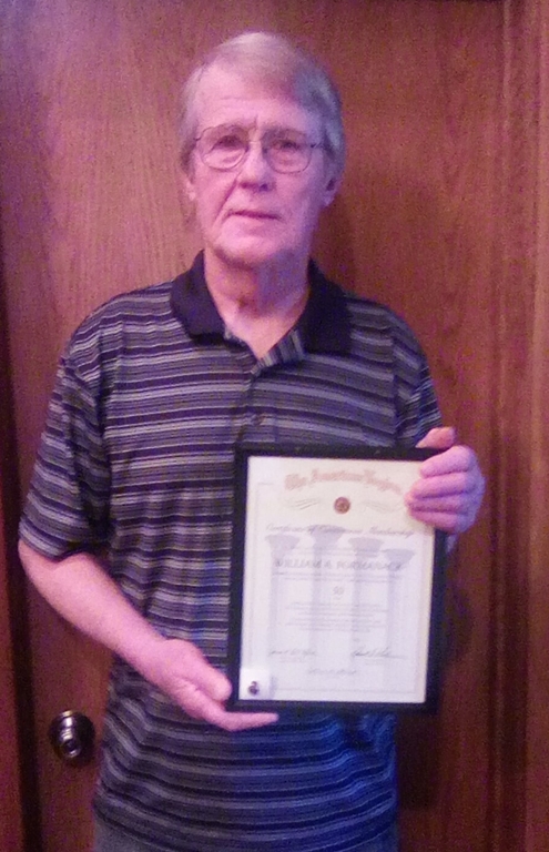 Bill Formanack 50 Year Continuous member 495