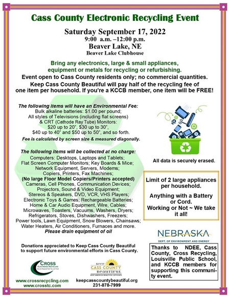 2022 9 17 Beaver Lake Electronics flyer 450