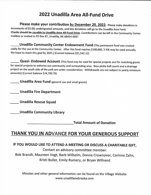 All Fund Drive 2022 495