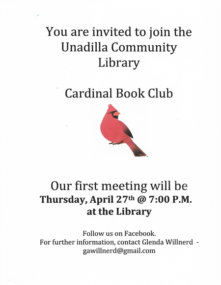 Cardinal Book Club Poster 450