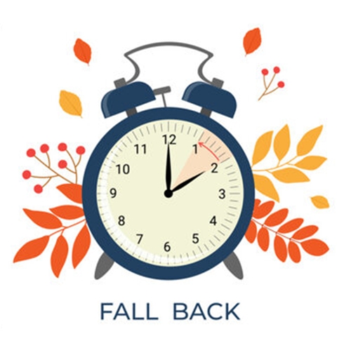 Daylight Savings Time Fall Back 500