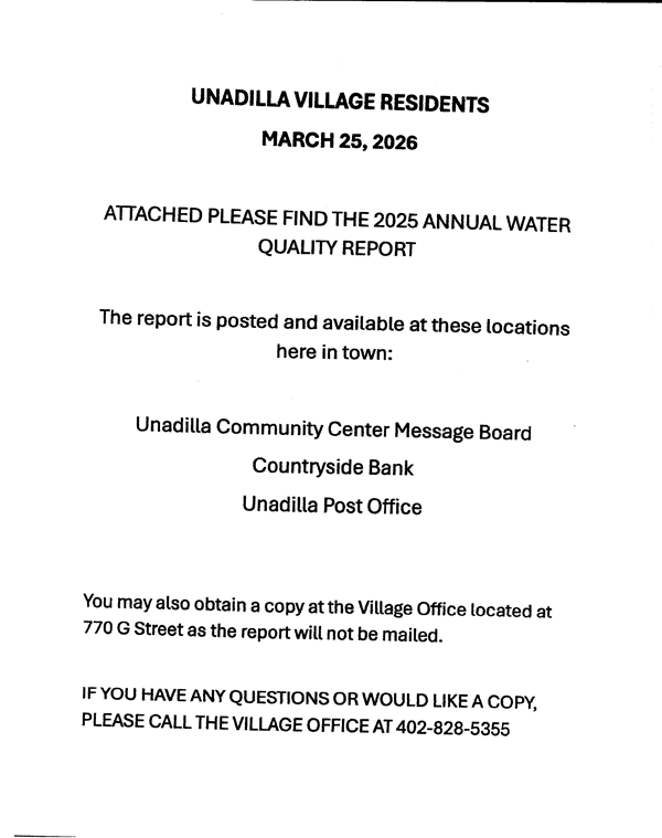 Water Quality Report 2026 600