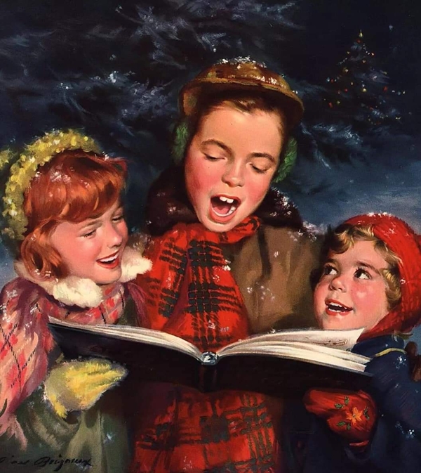 Christmas Carolers 600