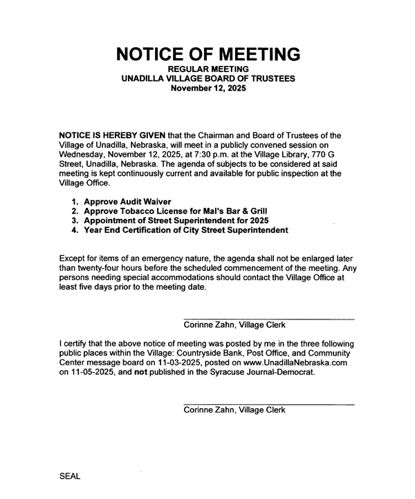Nov 2025 meeting notice 600