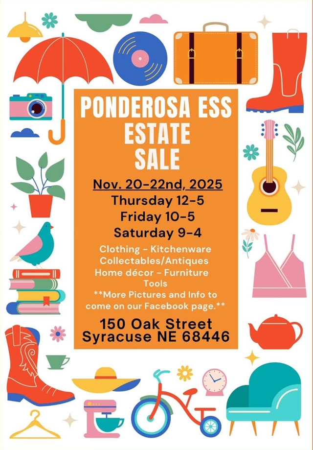 Ponderosa Estate Sales 600