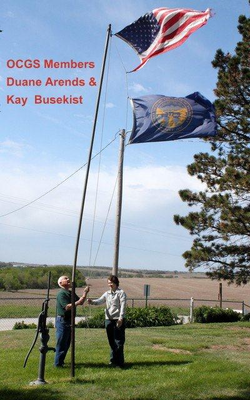 Flag raising