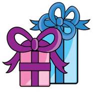 Pink and Blue gift box