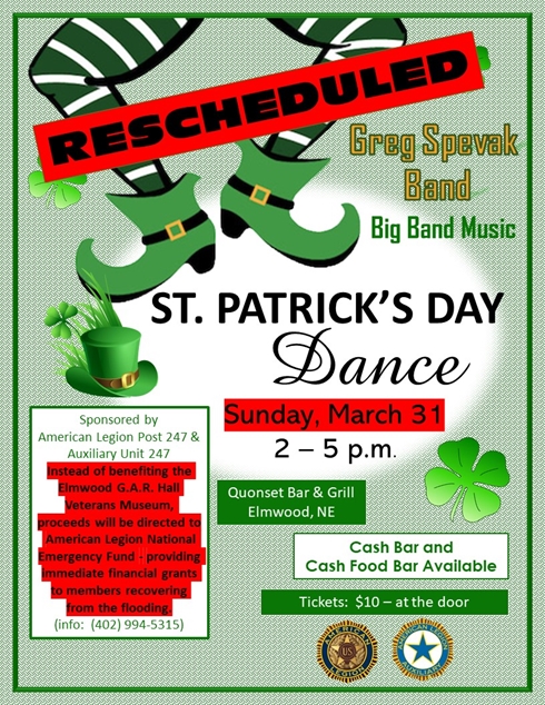 Rescheduled St. Patricks Day Dance 490
